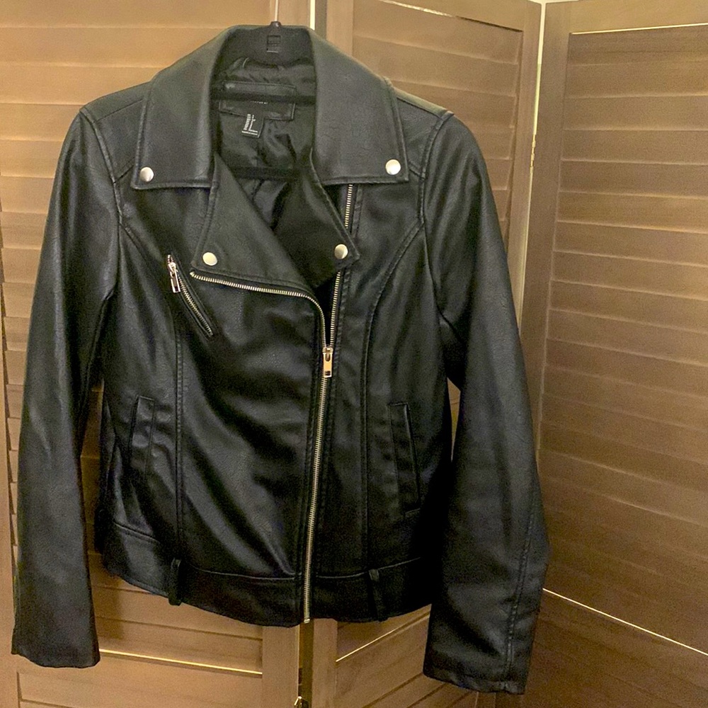 Forever 21 Faux Leather Moto Jacket